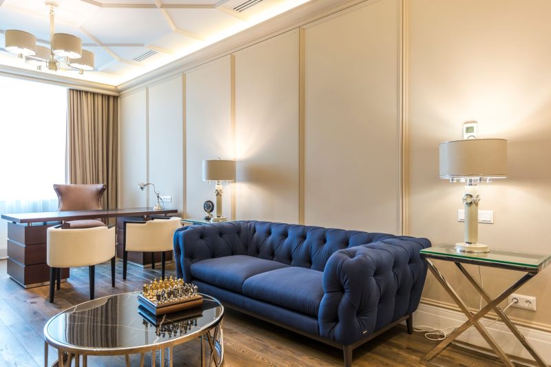 Home 10 A stylish interior with modern furniture featuring a chic bl 1784653294